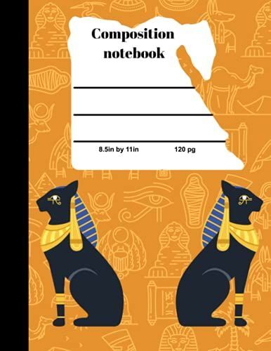 Egyptian Mau Cat Large Composition Notebook, 8.5in By 11in 120 Pages, Great Gift For Egyptian Mau Lovers.: Egyptian Mau