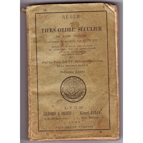 Règle Du Tiers Ordre Séculier De Saint François