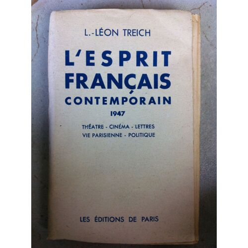 L'esprit Français Contemporain 1947