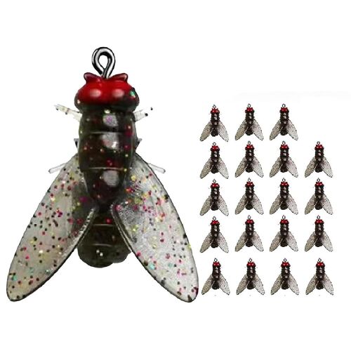 Appât De Pêche À La Mouche Black Bionic, Lure Appât De Pêche À La Mouche Bionic Avec Leurre Insecte