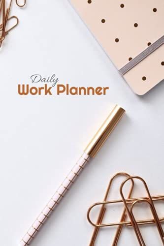 Undated Daily Work Planner Notebook: Checklist, Call And Email List, Reminders, Due Dates, Tasks