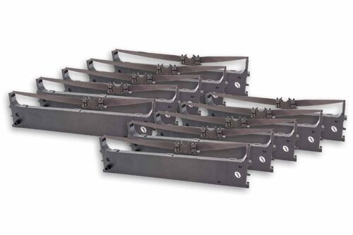 10 x ruban, ruban en nylon, bande d'encrage vhbw pour imprimante matricielle OKI Microline 5100, 5150