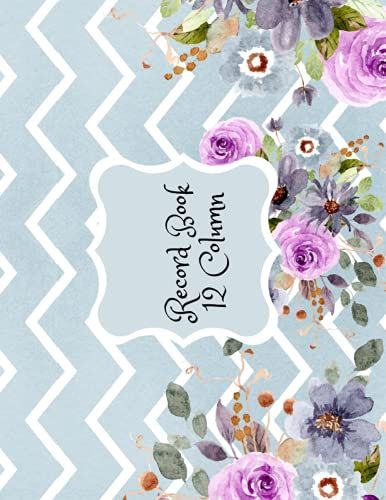 Record Book 12 Column: Account Book/Ledger Book/Accounting Ledger/Notebook (12 Columnar Book Format, Blank 100 Pages, 8.5" X 11" )Unstructured.Set It Up To Record Your Way!