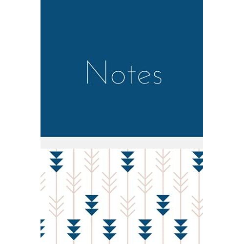 Notebook: Blue Arrow Design (Journal, Dairy, Planner) - Small 6 X 9 Lined Notebook, Softcover, 120 Pages (Journals For Women) (Simple Design Notebooks)