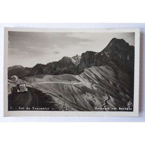 Carte Postale Col Du Tourmalet, Descente Sur Barèges