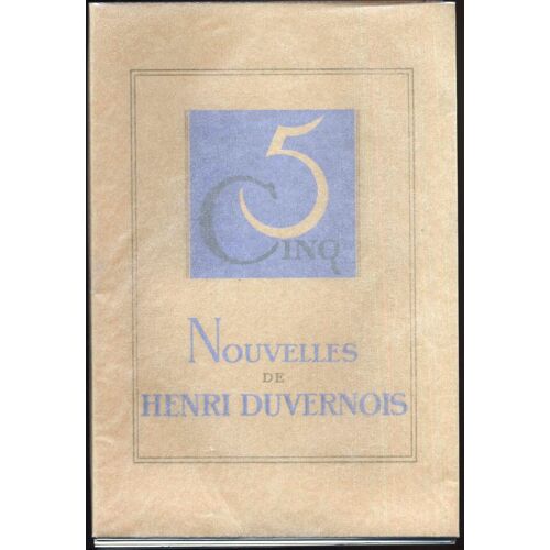 Cinq Nouvelles De Henri Duvernois