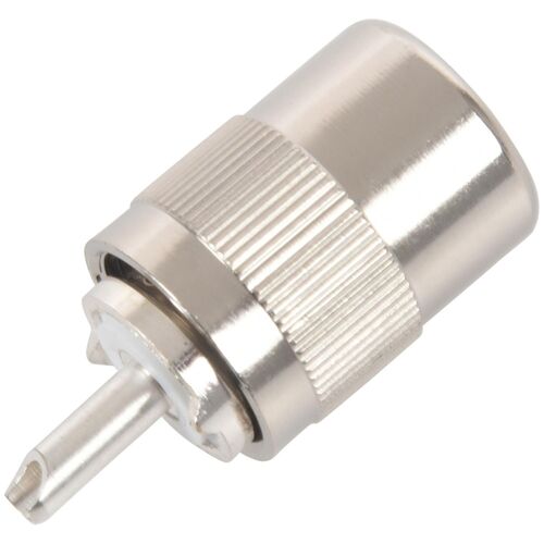 UHF PL259 SO239 mâle connecteur à visser RFC400 RG8 RF Connecteur adaptateur coaxial, argent