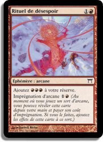 Magic The Gathering - Rituel De Désespoir (Desperate Ritual) - Guerriers De Kamigawa - Commune