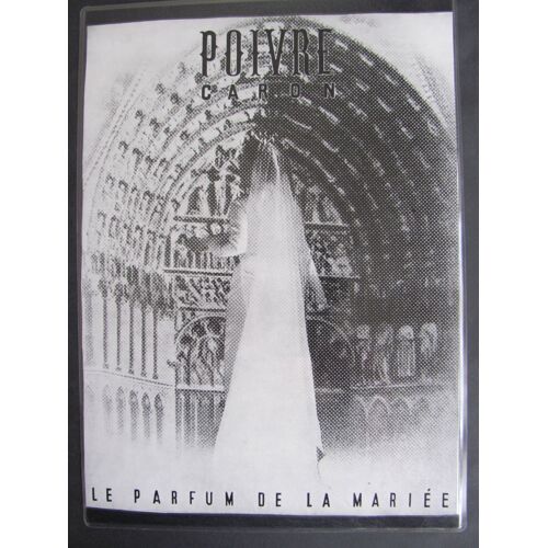 Affiche Publicitaire Poivre Caron Années 1960