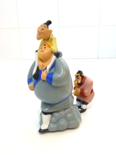 Mulan : Chien Po, Ling & Yao - Figurines Mac Donalds Du Dessin Animé Disney De 1998 - Hauteur 13 Cm