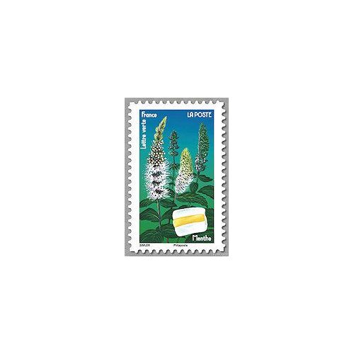 Menthe Timbre Oblitéré