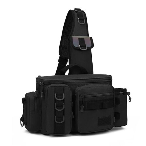 Sac À Dos De Pêche Sac À Dos Boîte De Leurre Sac De Rangement D¿Équipement Fanny Pack Sac À Dos De Pêche À La Mouche Avec Porte-Canne S