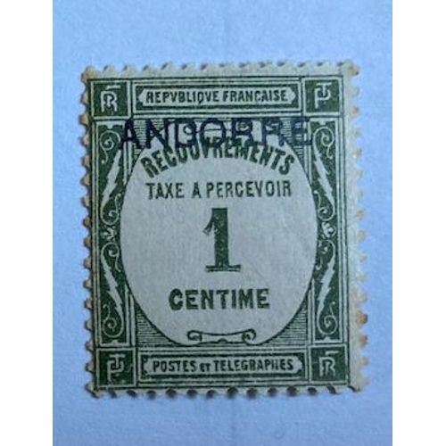 Timbre Taxe : Andorre