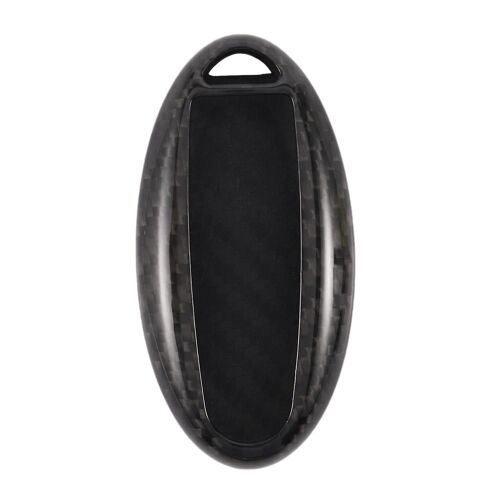 Premium Real Carbon Fiber Snap On Case Fit For Q50 Q70 Q60 Qx60 G37 Smart Key Fob