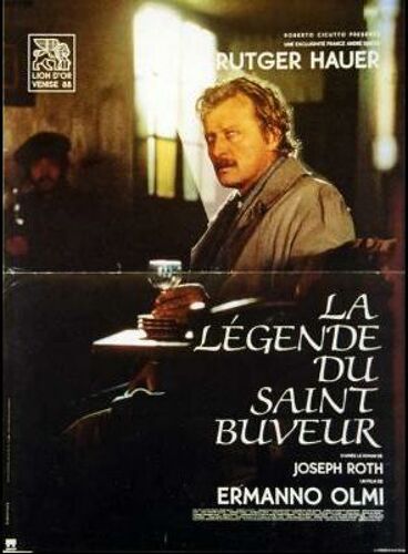 La Legende Du Saint Buveur (La Leggenda Del Santo Bevitore) - Véritable Affiche De Cinéma Pliée- Format 40x60 Cm - De Ermanno Olmi Avec Rutger Hauer, Anthony Quayle, Sandrine Dumas -1988