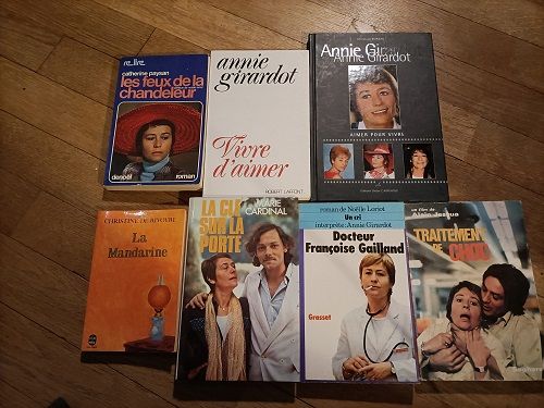 Vivre D'aimer D'annie Girardot +Annie Girardot De C. Durteau +Les Feux De La Chandeleur ++La Clé Sur La Porte+La Mandarine+Traitement De Choc +Docteur Françoise Gailland 5 Romans Adaptés Au Cinéma