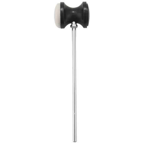Acier Inoxydable Et Feutre Arbre Noir Tambour Pédale Basse Caisse Batteur Instrument Accessoire Partie