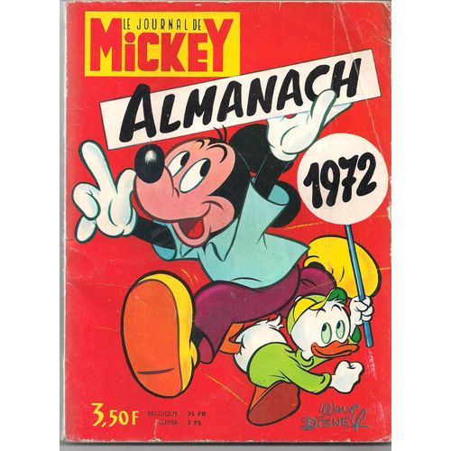 Le Journal De Mickey, Almanach 1972 1