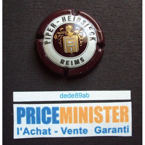 Capsule De Champagne Piper-Heidseick Reims (Bordeaux Blanc & Or)