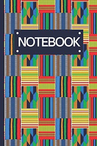 Notebook: African Multicolor Kente Pattern Notebook For Writing