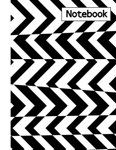 Notebook: Zip Zap Tyre Design Composition Notebook - Wide Rules (11inch X 8.5) - 100 Pages - 50 Sheets