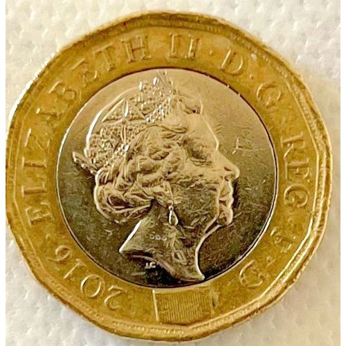 One Pound Elisabeth Ii Très Bon Etat 2016