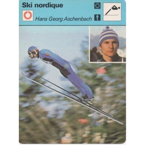 Fiches Sur Le Ski Nordique, Hans Georg Aschenbach, Gerhard Grimmer, Ulrich Wehling, Et Konrad Winkler, Rda