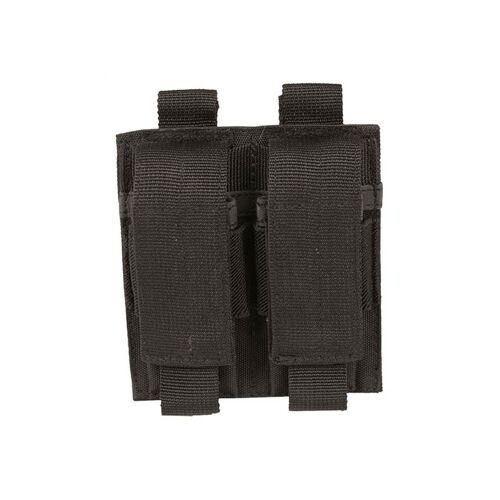 Porte Chargeurs Double Pour Pistolet Noir (Fixation Molle)