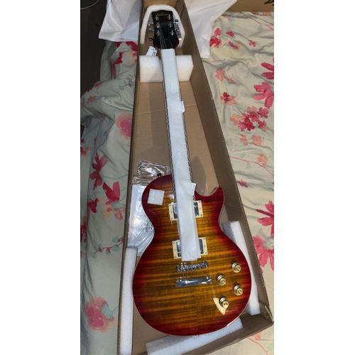 Ges 110 Flame Orange Guitare Électrique