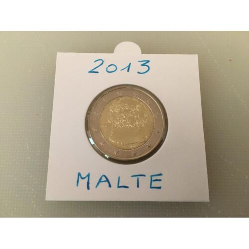 Piece De 2 Euros Malte 2013 Neuve Unc