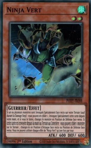 Yu Gi Oh Phhy Fr098 Ninja Vert Super Rare