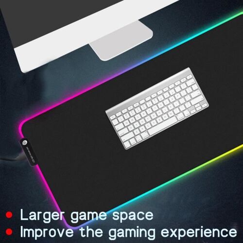 Tapis de Souris Clavier LED Gaming USB 300x780x4mm