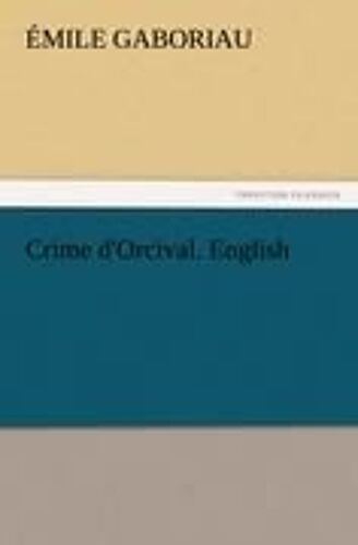 Crime D'orcival. English