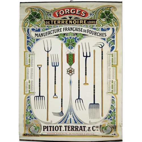 Affiche Manufactures Française De Fourches