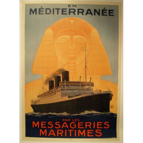 Affiche Messagerie Maritime