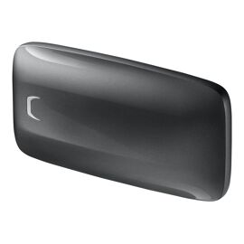 Samsung X5 MU-PB500B - SSD - chiffré - 500 Go - externe (portable) - Thunderbolt 3 (USB-C connecteur) - AES 256 bits - gris