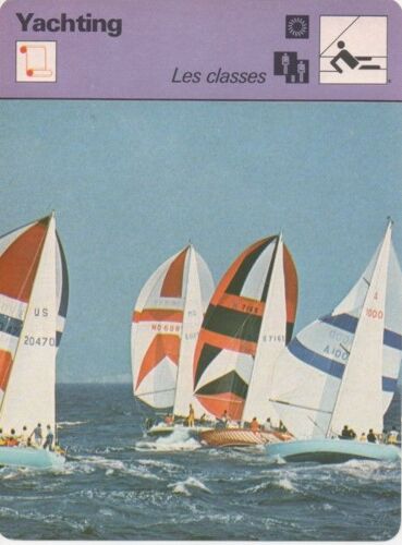 Fiche Sur Le Yachting, Les Classes
