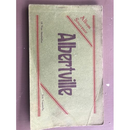 Album Ancien Souvenir Albertville / 12 Vues Détachables - Édition Lapostolle