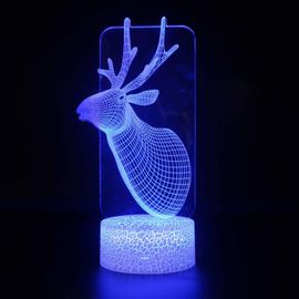Lampe Led De Noël En Acrylique En Forme De Signe Néon, 16 Couleurs, Luminaire Décoratif D'intérieur, Idéal Comme Cadeau D'anniversaire Ou De Mariage