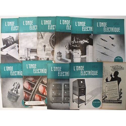 L'onde Électrique - Bulletin De La Société Des Radioélectriciens [ 1949 - 29e Année - Vol. Xxix - 12 Numéros - Complet ] N° 262 À 273