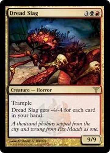 Dread Slag Magic The Gathering  Rare Vo
