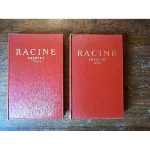 Racine, Theatre, Tomes 1 Et 2 - Hachette,Collection Du Flambeau -