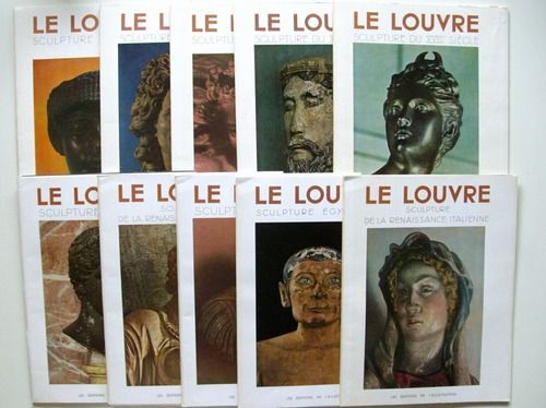 La Sculpture Au Musée Du Louvre (10 Chemises Sous 2 Emboîtages - Complet)