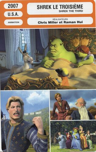 Fiche Monsieur Cinema Shrek Le Troisième