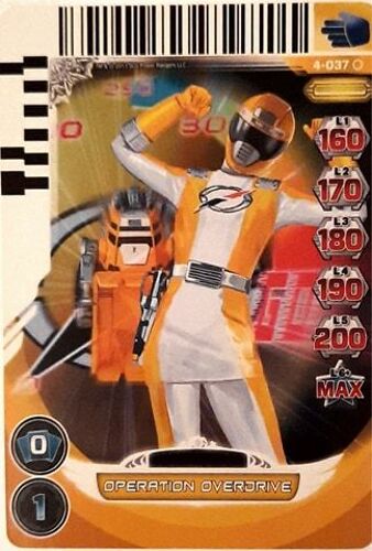 Carte Power Rangers - Operation Overdrive 4-037