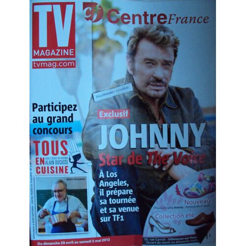 Tv Magazine Centre France..Johnny Star De The Voice.