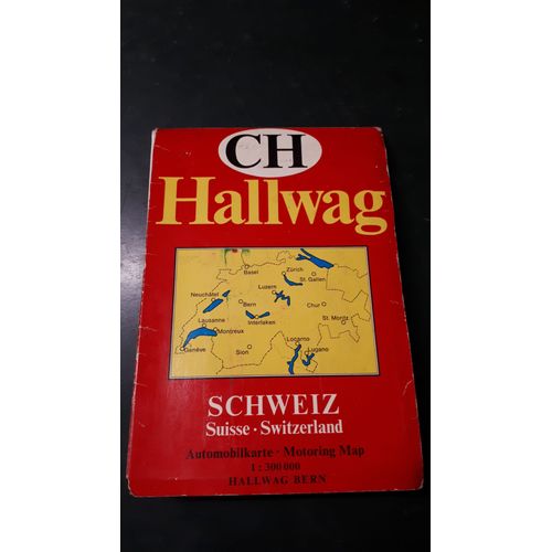 La Suisse  -  Die Schweiz, La Svizzera / Carte Automobile