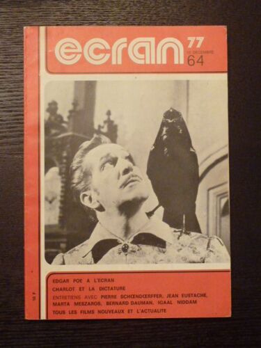 Ecran N°64 De Decembre 1977 - Edgar Poe À L'ecran - Charlot Et La Dictature