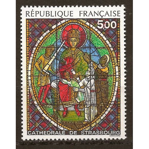 Vitrail De La Cathédrale De Strasbourg Yt N°2363