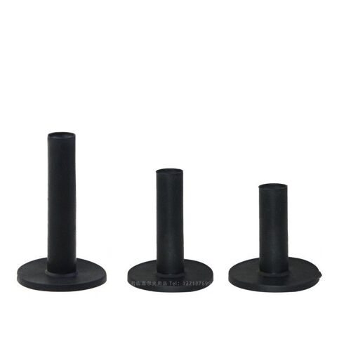 Tees De Golf En Caoutchouc De Frappe Pour Practice 3 Tailles 58/68/85 Mm Le Noir